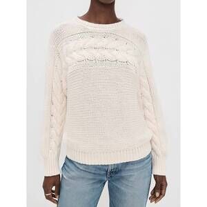 NEW MERLETTE serin crewneck sweater in opaline